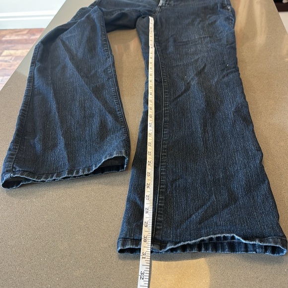 Not your daughter’s jeans. Excellent condition. Dark wash, boot cut - Picture 5 of 5